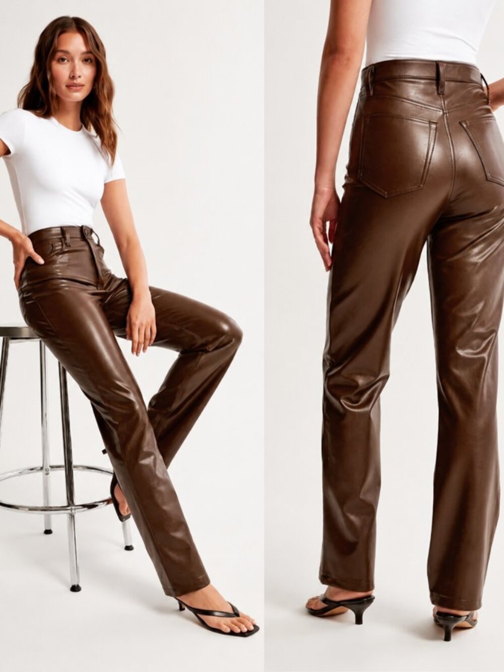 Abercrombie & Fitch Faux Leather Pants